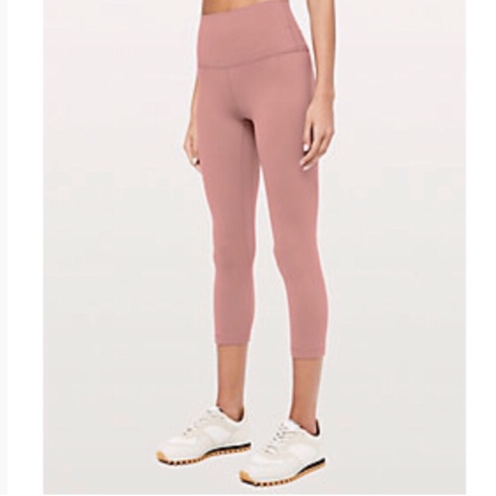 rare Lululemon Spanish rose aligns 6 21”